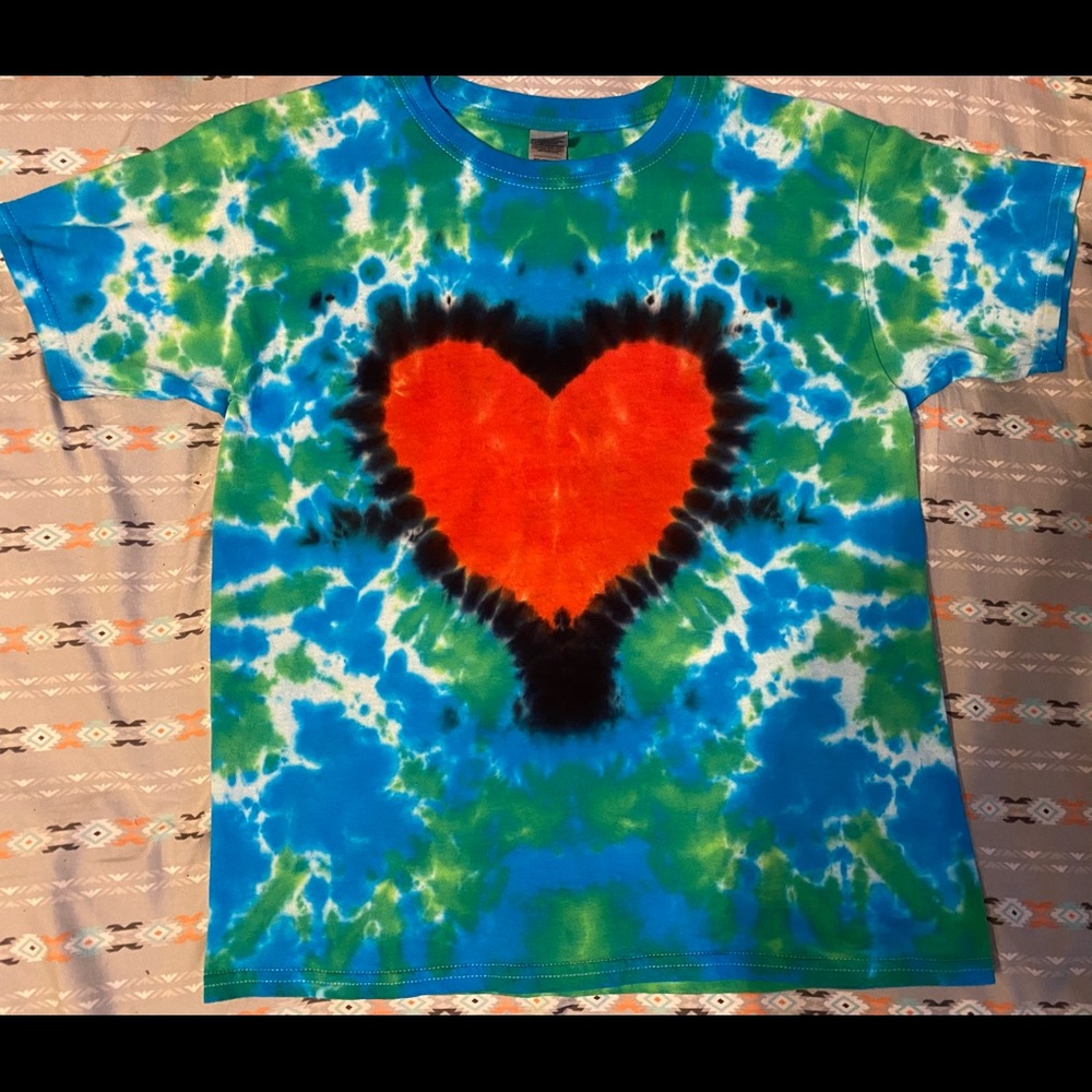 Hand Dyed Tie Dye, Double Washed